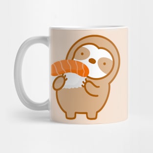 Cute Salmon Sushi Sloth Mug